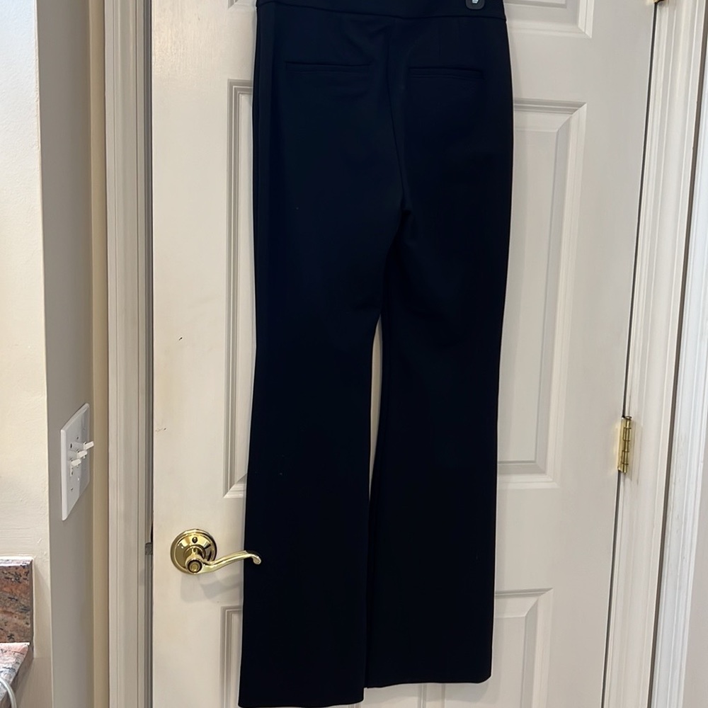 White House, Black market skinny flare dress pants in black